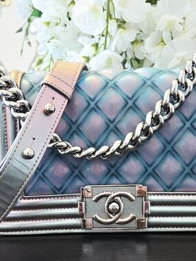 Chanel Mermaid" or "Iridescent Dream" Crossbody Bag